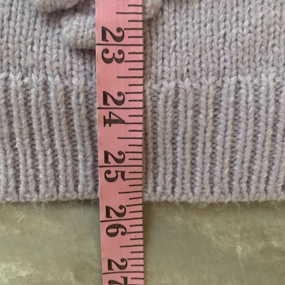 Coco Bleu purple v-neck sweater with hearts 💜 size XL EUC - Picture 6 of 7